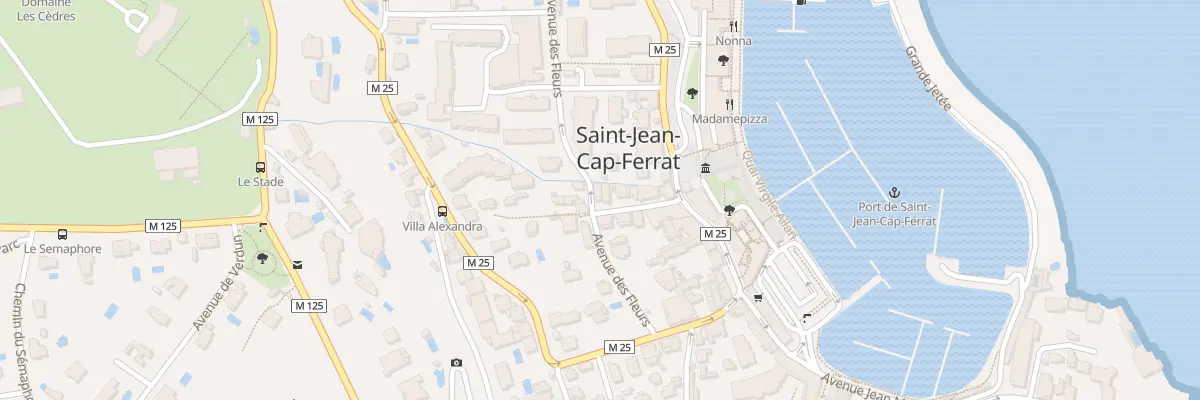 Plan du 12 Rue du Vallon à Saint-Jean-Cap-Ferrat