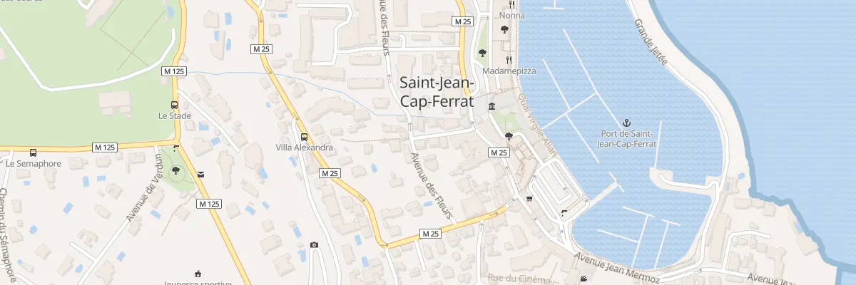 Plan du 7 Rue du Vallon à Saint-Jean-Cap-Ferrat