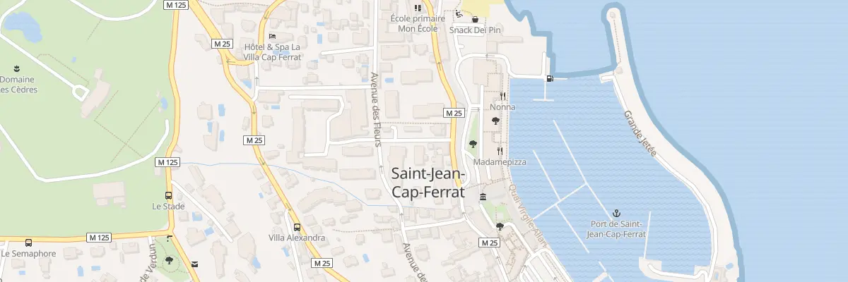 Plan du 27 Av des Fleurs à Saint-Jean-Cap-Ferrat