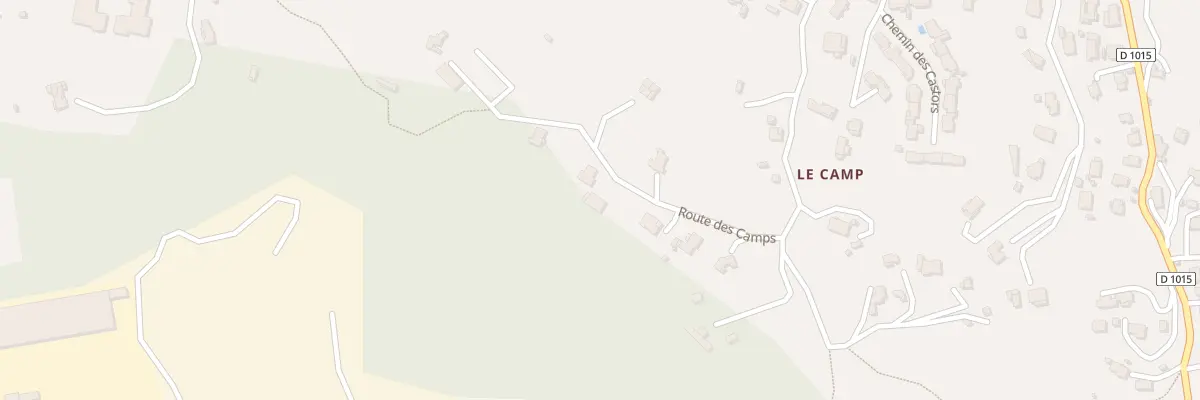 Plan du 85A Rte des Camps à Contes