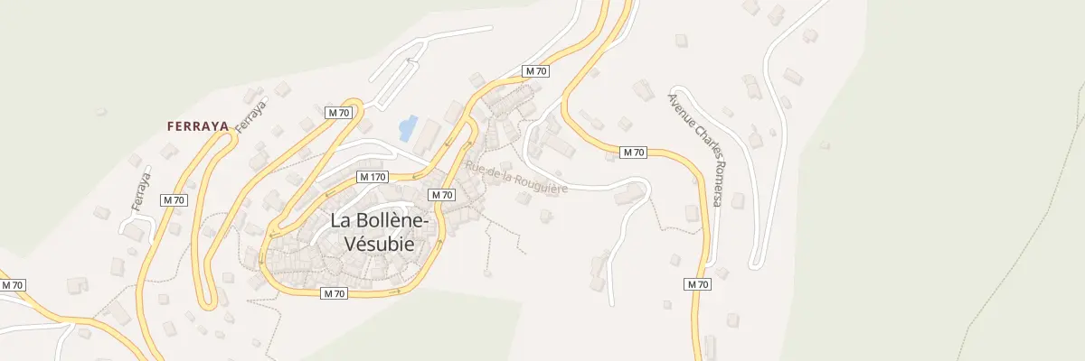 Plan du 5250A Le Village à La Bollène-Vésubie