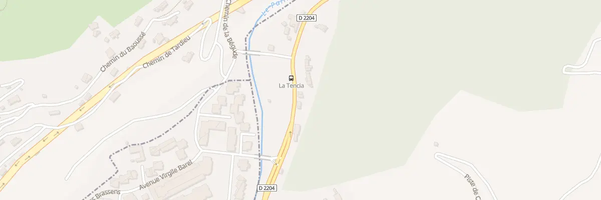 Plan du 77 Rte Nationale à Blausasc
