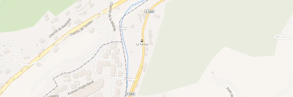 Plan du 75 Rte Nationale à Blausasc