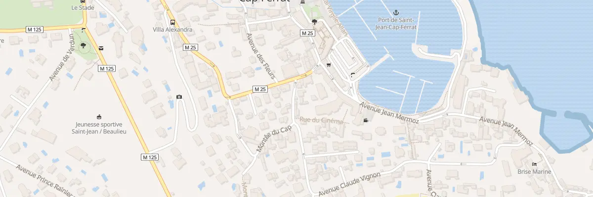 Plan du 13 Av Claude Vignon à Saint-Jean-Cap-Ferrat