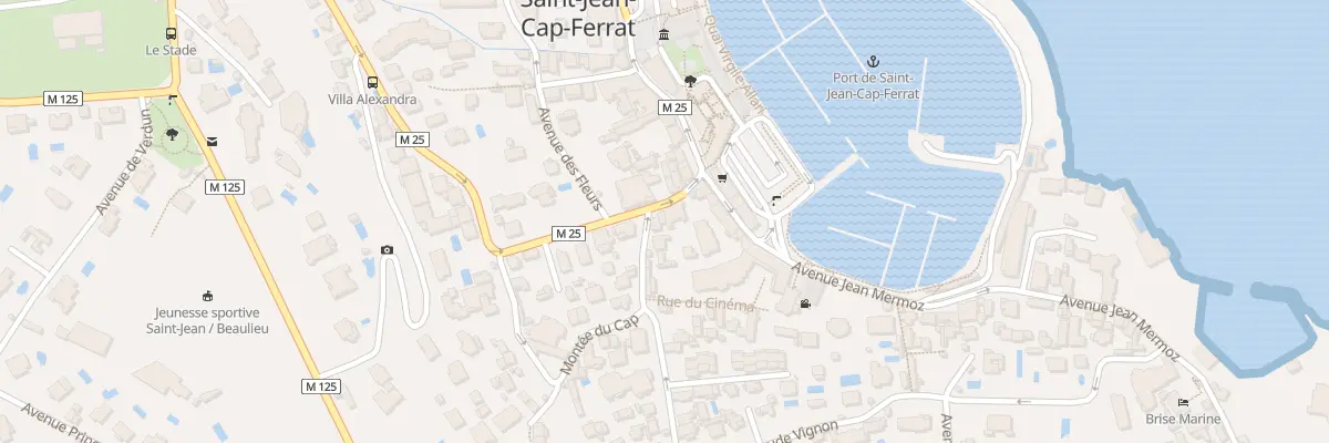 Plan du 7 Av Claude Vignon à Saint-Jean-Cap-Ferrat