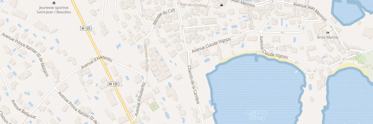 Plan du 22 Av Claude Vignon à Saint-Jean-Cap-Ferrat