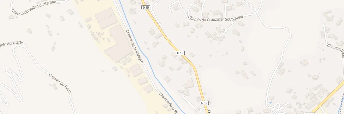Plan du 1708 Rte Rd 15 La Roseyre à Contes