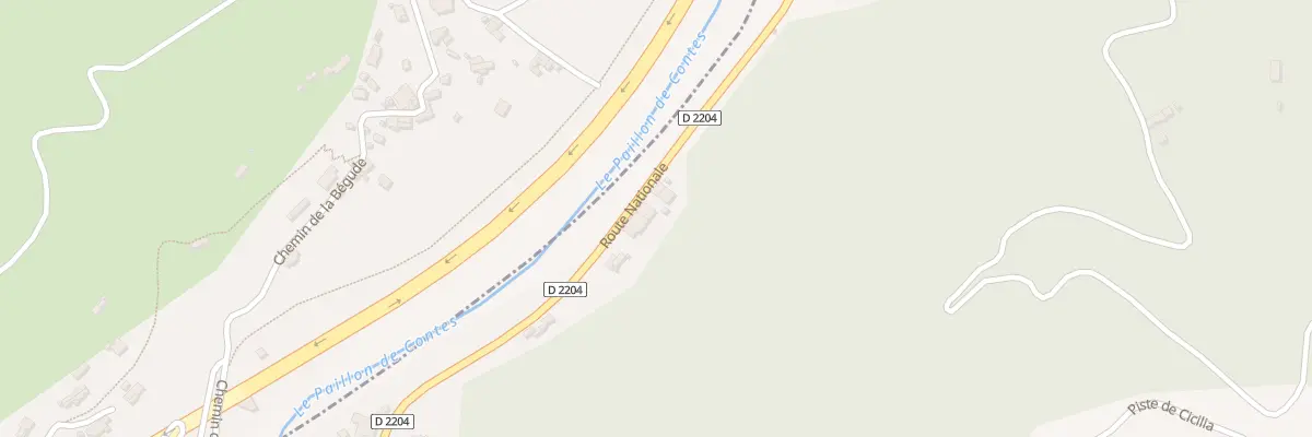Plan du 63 Rte Nationale à Blausasc