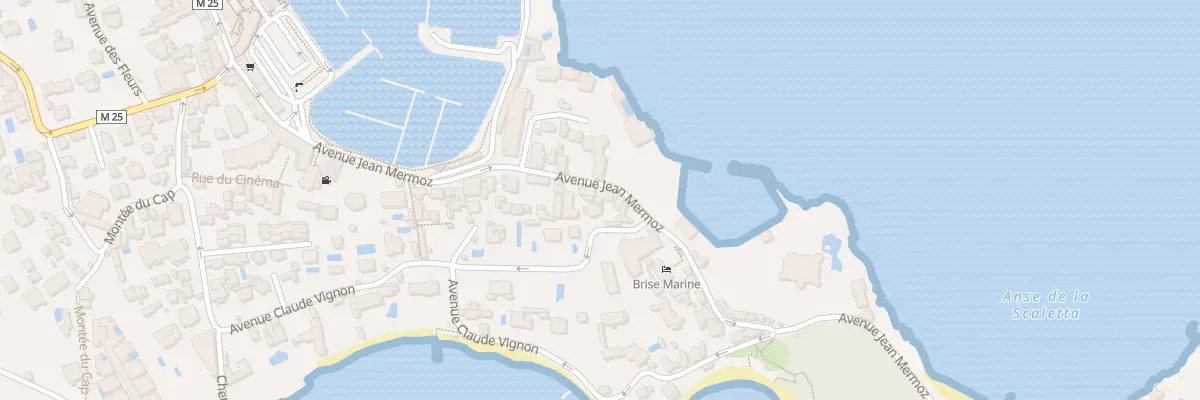 Plan du 52 Av Jean Mermoz à Saint-Jean-Cap-Ferrat