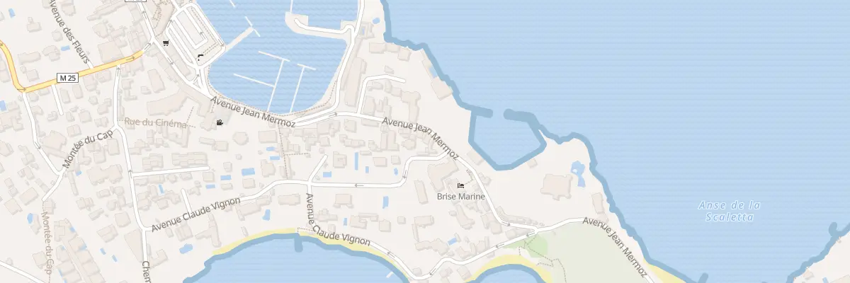 Plan du 54 Av Jean Mermoz à Saint-Jean-Cap-Ferrat