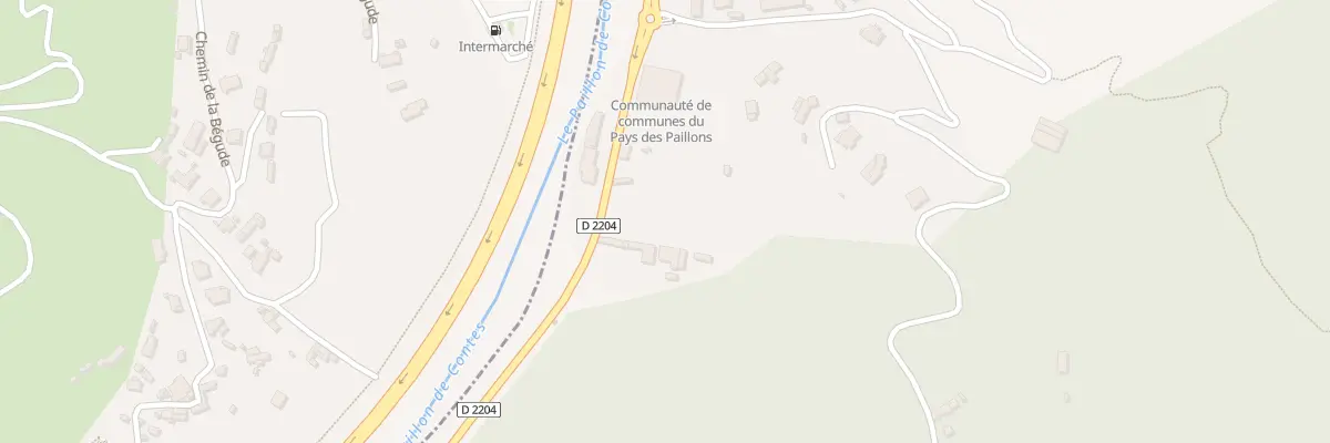 Plan du 57B Rte Departementale 2204 à Blausasc
