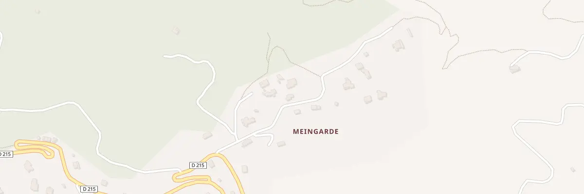 Plan du 213 Che de la Meingarde à Berre-les-Alpes