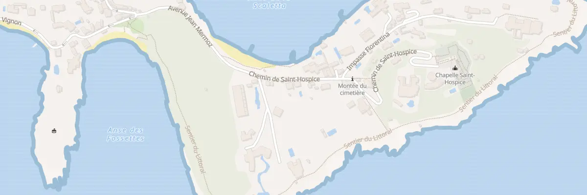 Plan du 4 Che de Saint-Hospice à Saint-Jean-Cap-Ferrat