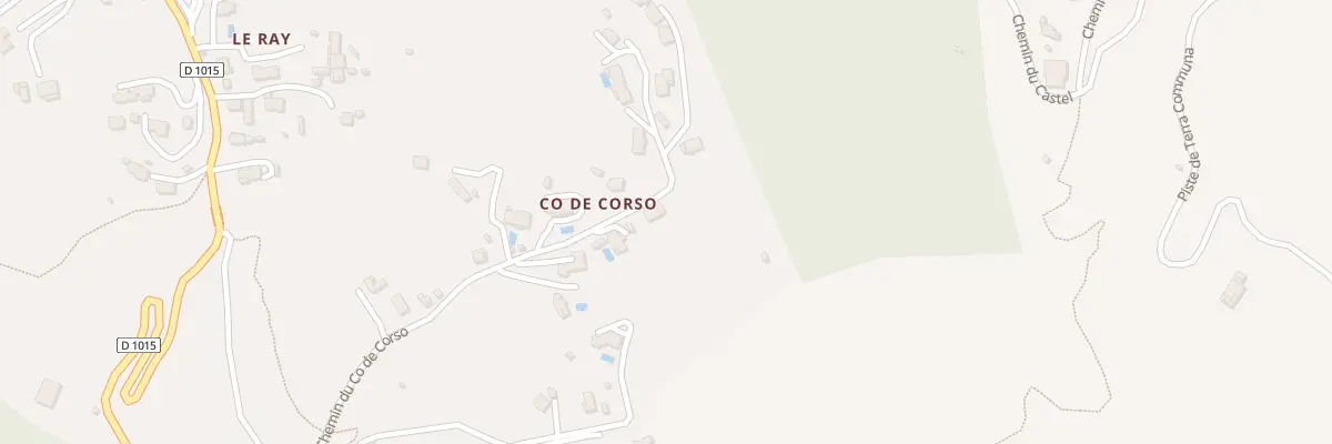 Plan du 342 Che Co de Corso à Contes