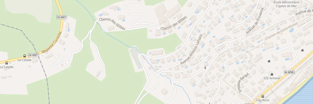 Plan du 96 Av des Fleurs à Èze