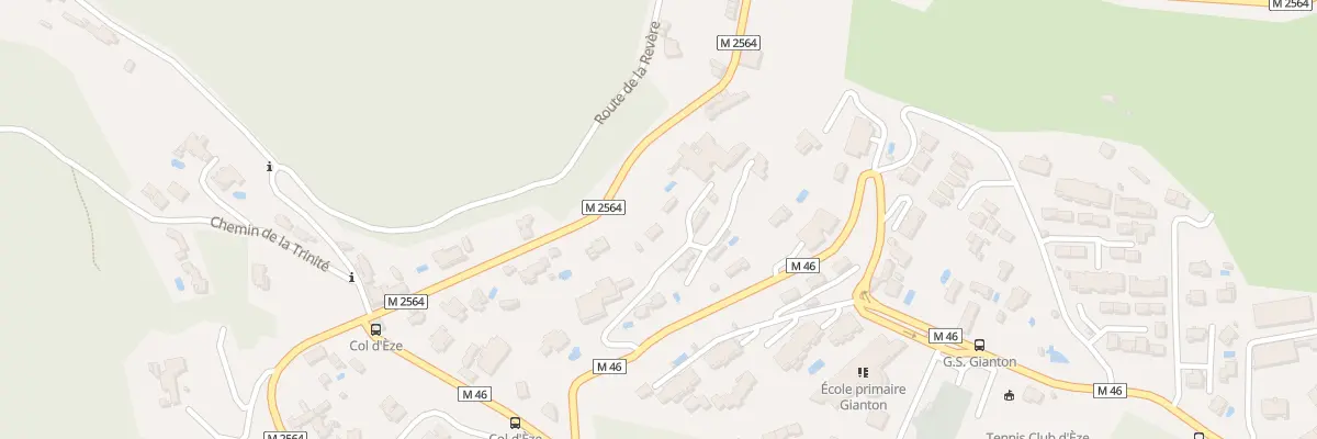Plan du 2902 Av des Diables Bleus à Èze
