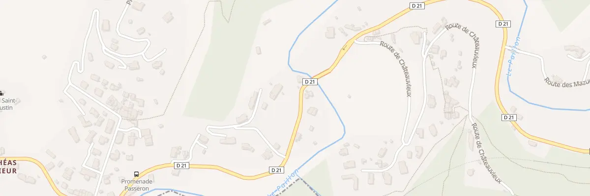 Plan du 1319 Bd de la Vallée à Peillon
