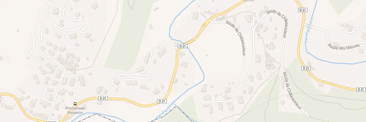 Plan du 1278 Bd de la Vallée à Peillon
