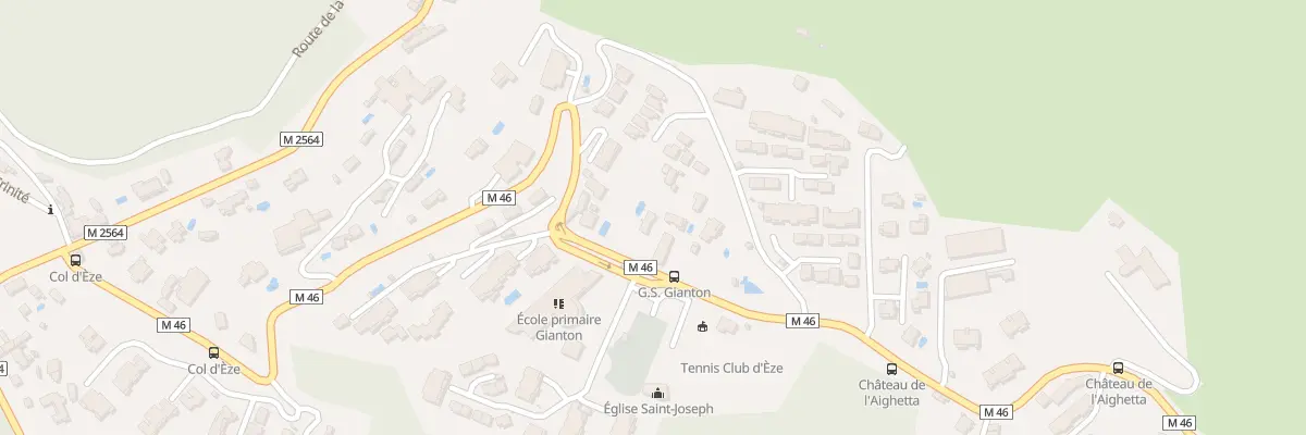 Plan du 954 Bd Mal Leclerc à Èze