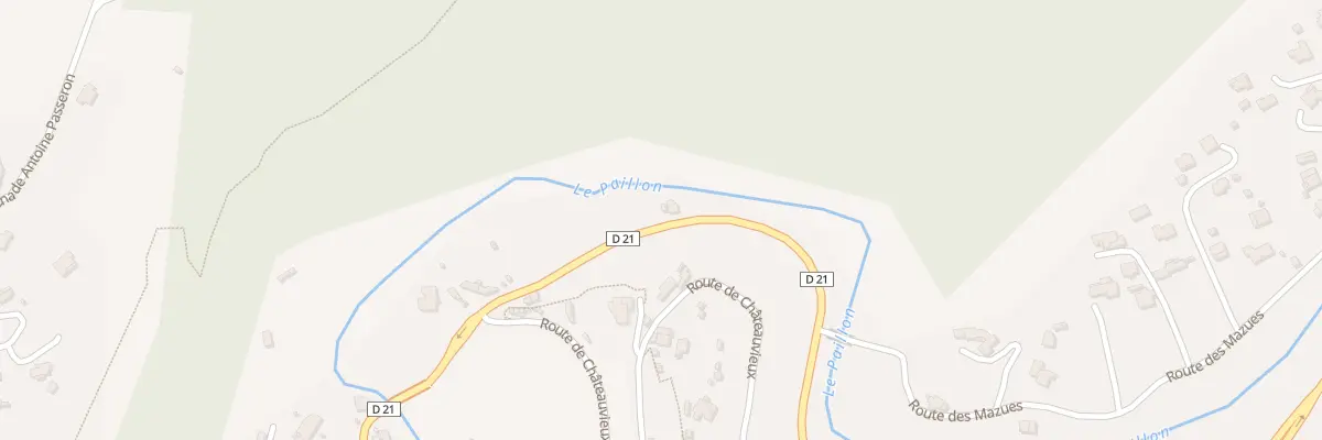 Plan du 1575 Bd de la Vallée à Peillon