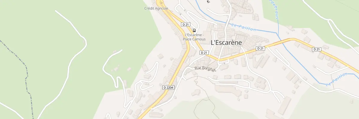 Plan du 28A Rue du Château à L’Escarène