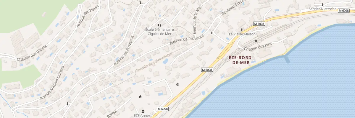 Plan du 7B Av de Provence à Èze