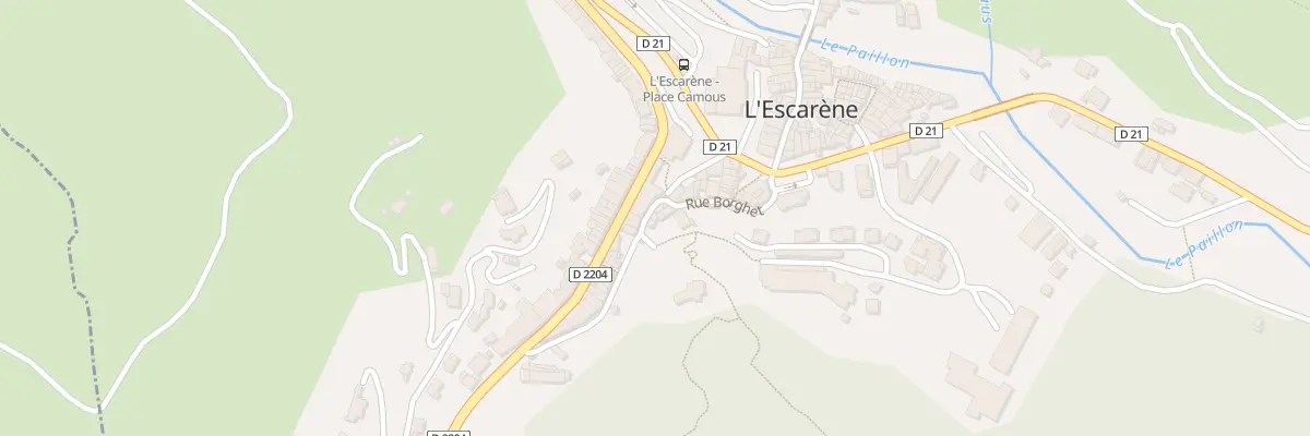 Plan du 9 Rue de Nice à L’Escarène