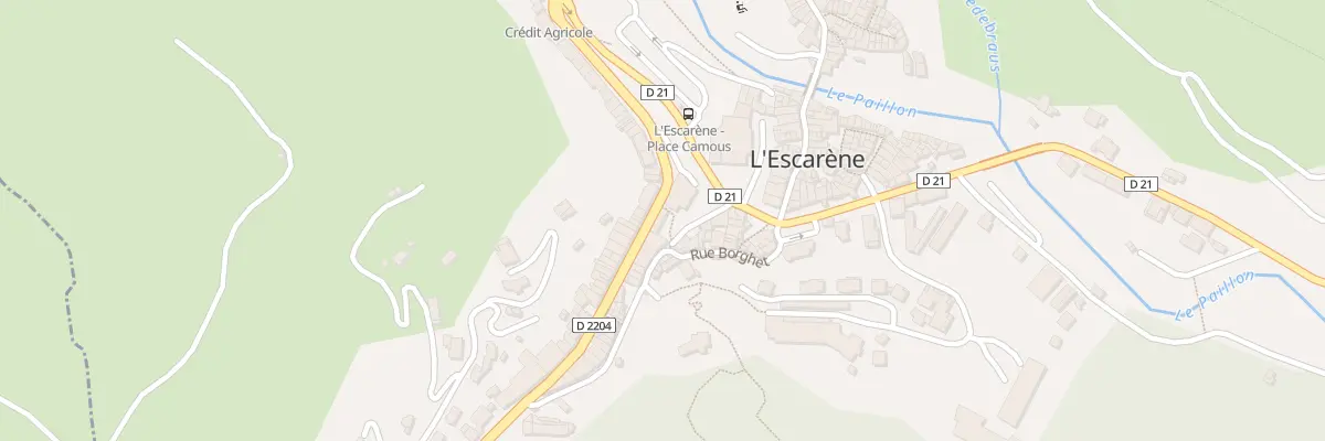 Plan du 5 Rue du Château à L’Escarène