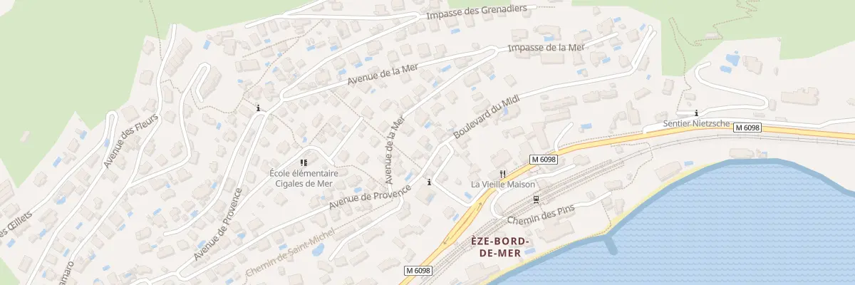 Plan du 12 Av de Provence à Èze