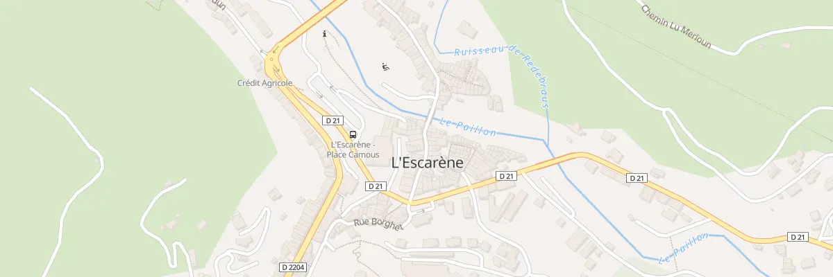 Plan du 20 Pl Carnot à L’Escarène