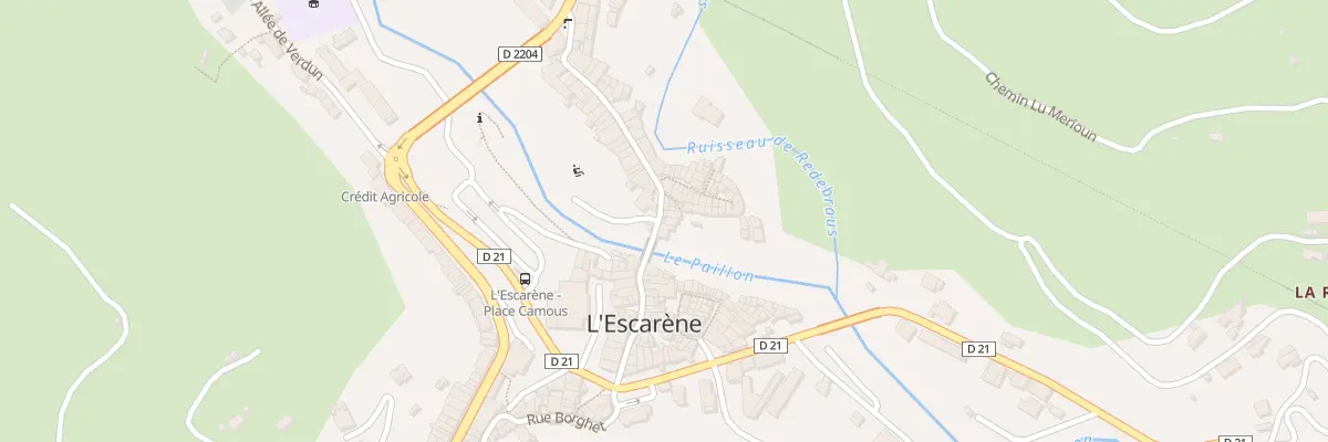Plan du 22 Rue du Pont Vieux à L’Escarène