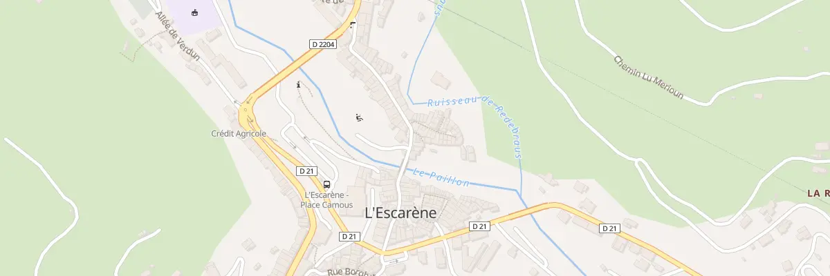 Plan du 34 Rue du Pont Vieux à L’Escarène