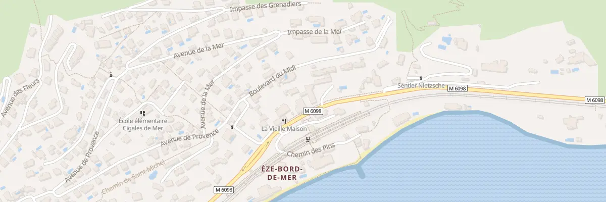 Plan du 12 Av de la Liberté à Èze