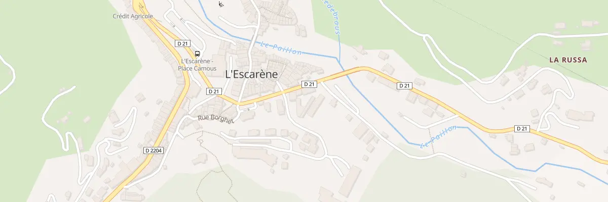 Plan du 10A Bd du Doc Roux à L’Escarène