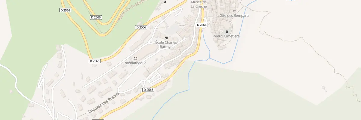 Plan du 63 Rue du Docteur Moriez à Lucéram