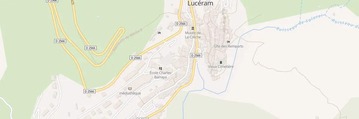 Plan du 15 Rue du Plan à Lucéram