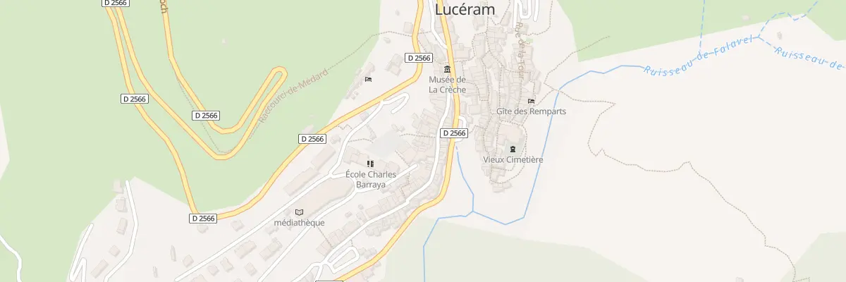 Plan du 13 Rue du Plan à Lucéram