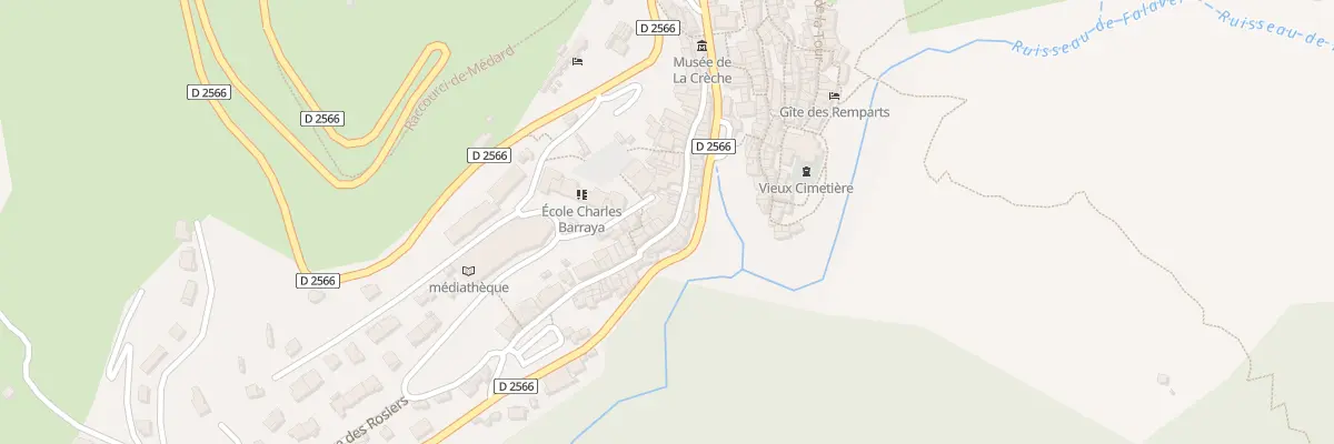 Plan du 36 Rue du Docteur Moriez à Lucéram