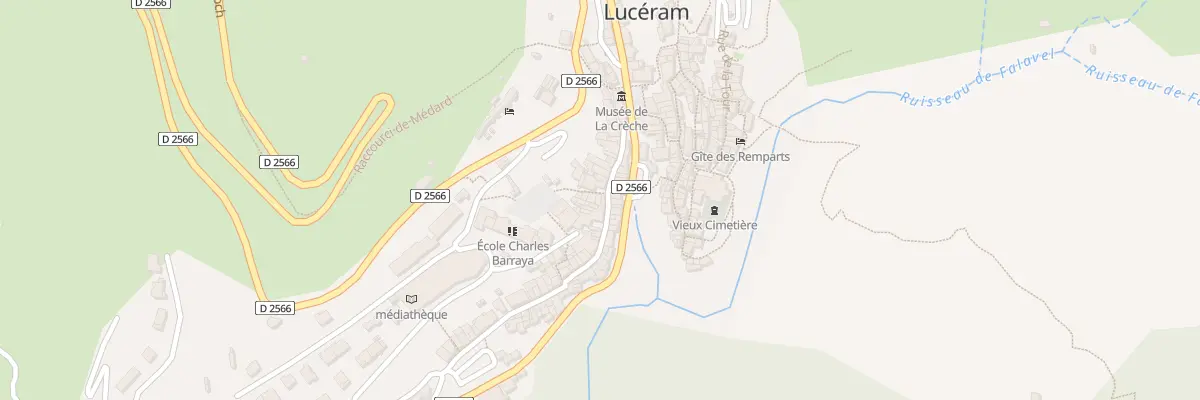 Plan du 3 Rue du Plan à Lucéram