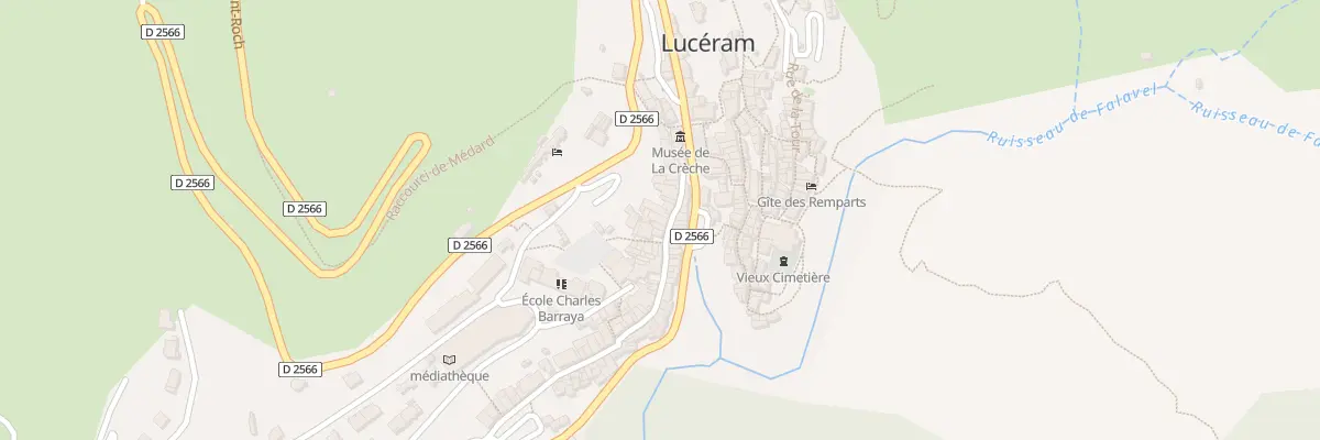 Plan du 18 Rue du Docteur Moriez à Lucéram