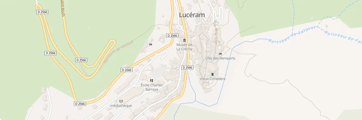 Plan du 14 Rue du Docteur Moriez à Lucéram
