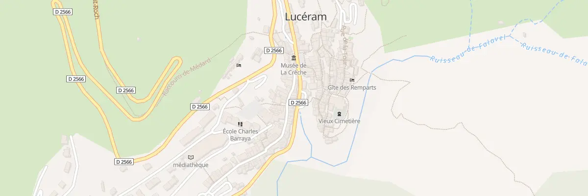 Plan du 9 Rue du Docteur Moriez à Lucéram