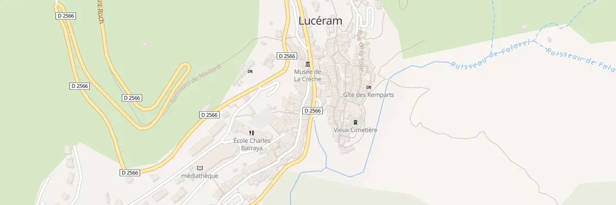 Plan du 7 Rue du Docteur Moriez à Lucéram
