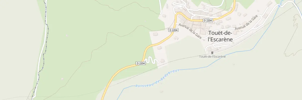 Plan du 2 Rte Nationale à Touët-de-l’Escarène