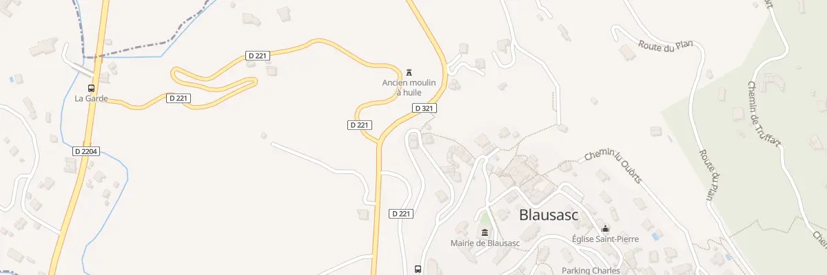 Plan du 5 Che des Escaillons à Blausasc