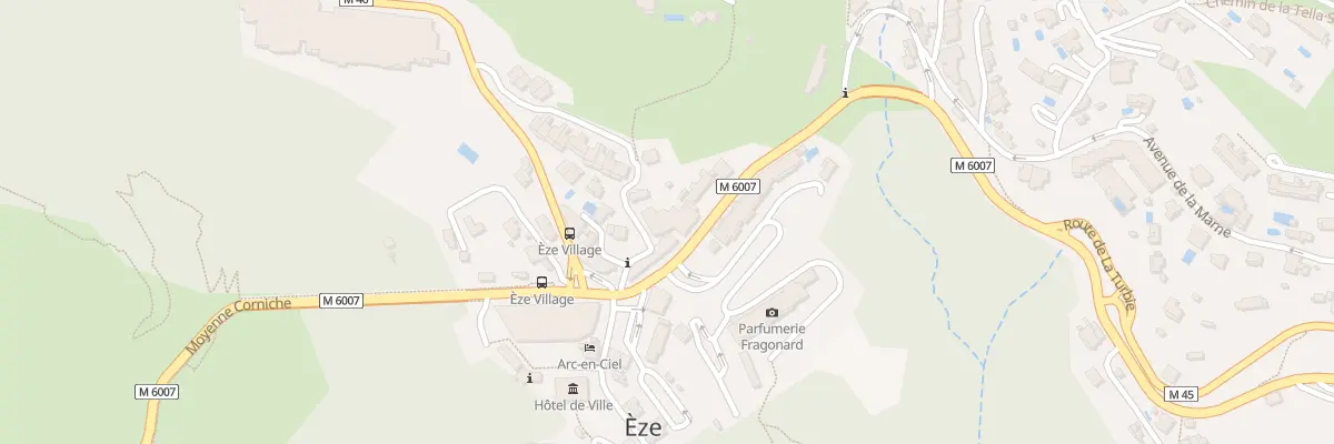 Plan du 197 Av de Verdun à Èze