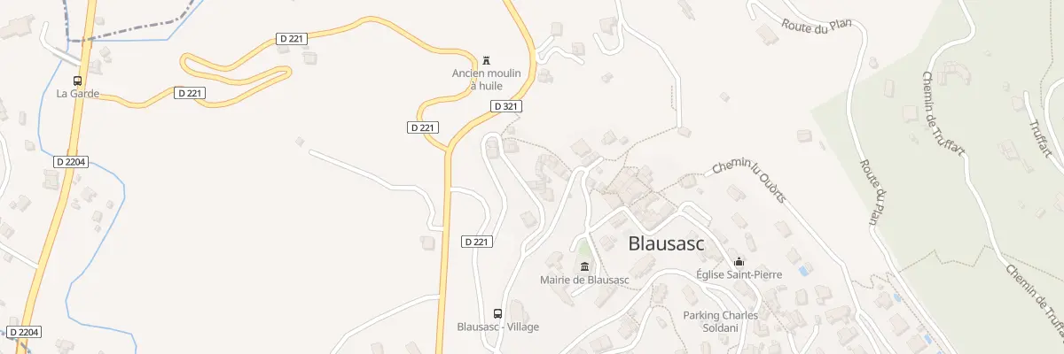 Plan du 9004 Che des Escaillons à Blausasc