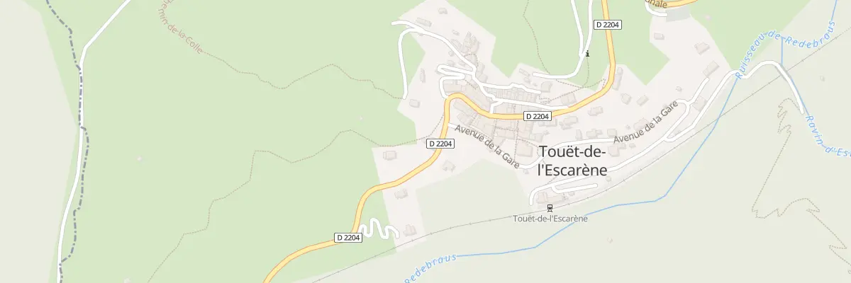Plan du 5A Rte Nationale à Touët-de-l’Escarène