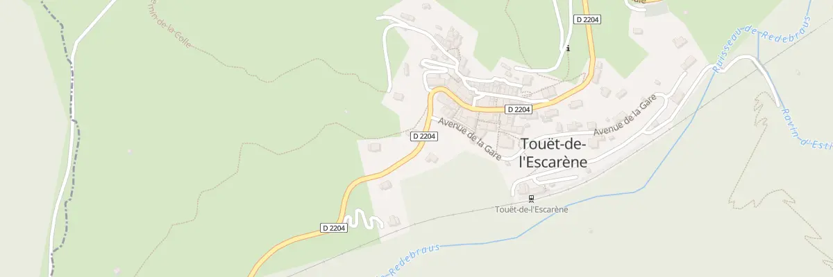 Plan du 1 Rte Nationale à Touët-de-l’Escarène