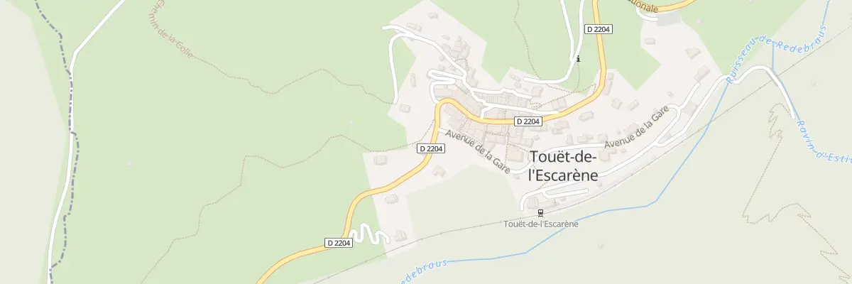 Plan du 3 Rte Nationale à Touët-de-l’Escarène